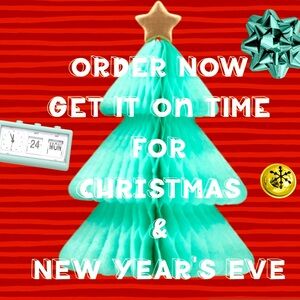 Buy now get on time for Christmas 🎄 New Year’s Eve